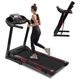 FYC Folding Treadmill for Home - 330 LBS Weight Capacity Running Machine with Incline/Bluetooth