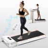 FYC Under Desk Treadmill 2.5HP Slim Walking Treadmill 265LBS - Electric Treadmill with APP Bluetooth Remote Control LED Display;  Running Walking Jogg