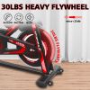 Indoor Exercise Bike Cycling Bike with Comfortable Seat Cushion Black+Red