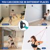 3-piece wall-mounted exercise anchor, resistance band wall hook, home gym installation anchor, physical therapy yoga fitness exercise