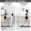 FYC 2 in 1 Under Desk Treadmill - 3.5 HP Folding Treadmill for Home, Installation-Free Foldable Treadmill Compact Electric Running Machine