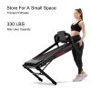 Folding Treadmills for Home - 3.5HP Portable Foldable with Incline, Electric Treadmill for Running Walking Jogging Exercise with 12 Preset Programs