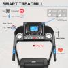 Fitshow App Home Foldable Treadmill with Incline, Folding Treadmill for Home Workout