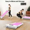 Under Desk Treadmill, Walking Pad, 2 in 1 Portable Treadmill with Handle Remote Control LED Display