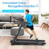 4.75HP Folding Treadmill with Preset Programs Touch Screen Control