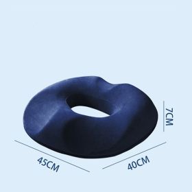 Pillow for Tailbone Pain Relief Cushion;  Hemorrhoid Pillows for Sitting; Cushion for Postpartum Pregnancy;  Butt Seat Cushion;  Back;  Coccyx;  Sciat (Color: Deep blue)